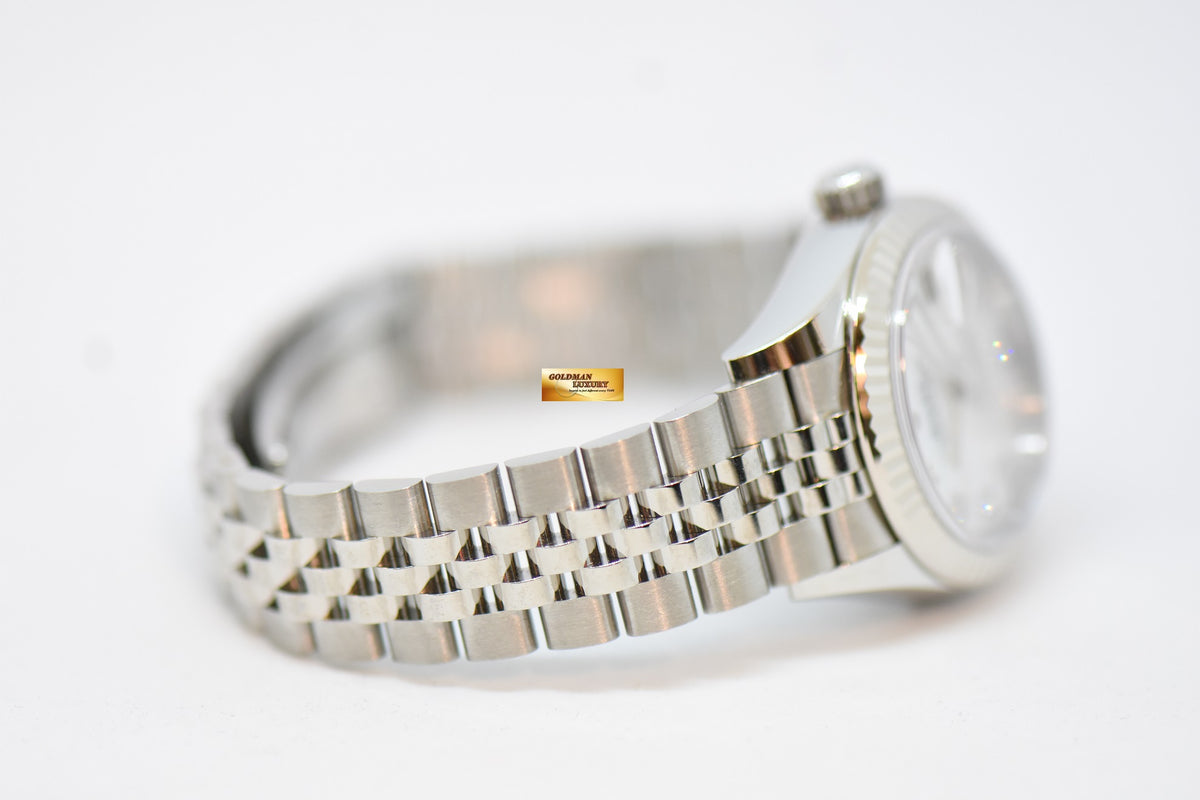 [SOLD] ROLEX OYSTER PERPETUAL DATEJUST 28mm STEEL IN JUBILEE BRACELET MOP DIAMOND DIAL 279174 (NEW-UNWORN)