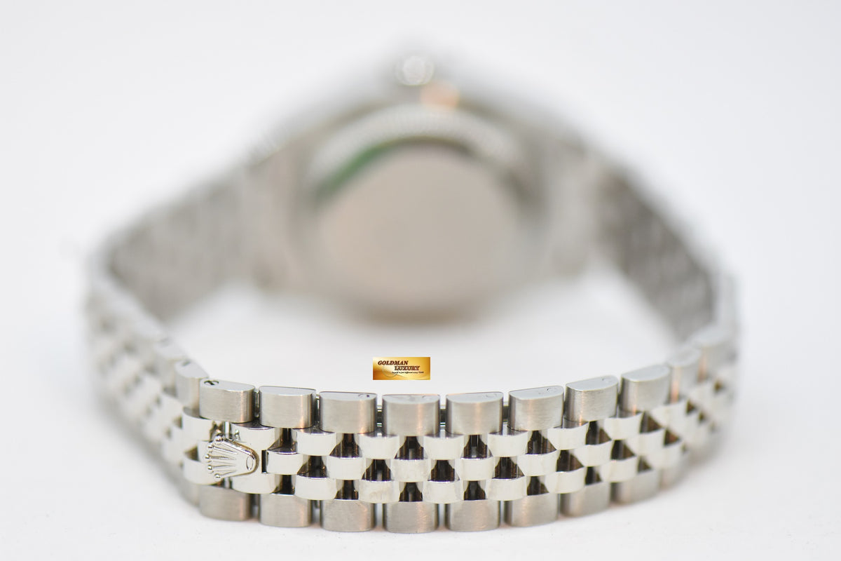 [SOLD] ROLEX OYSTER PERPETUAL DATEJUST 28mm STEEL IN JUBILEE BRACELET MOP DIAMOND DIAL 279174 (NEW-UNWORN)