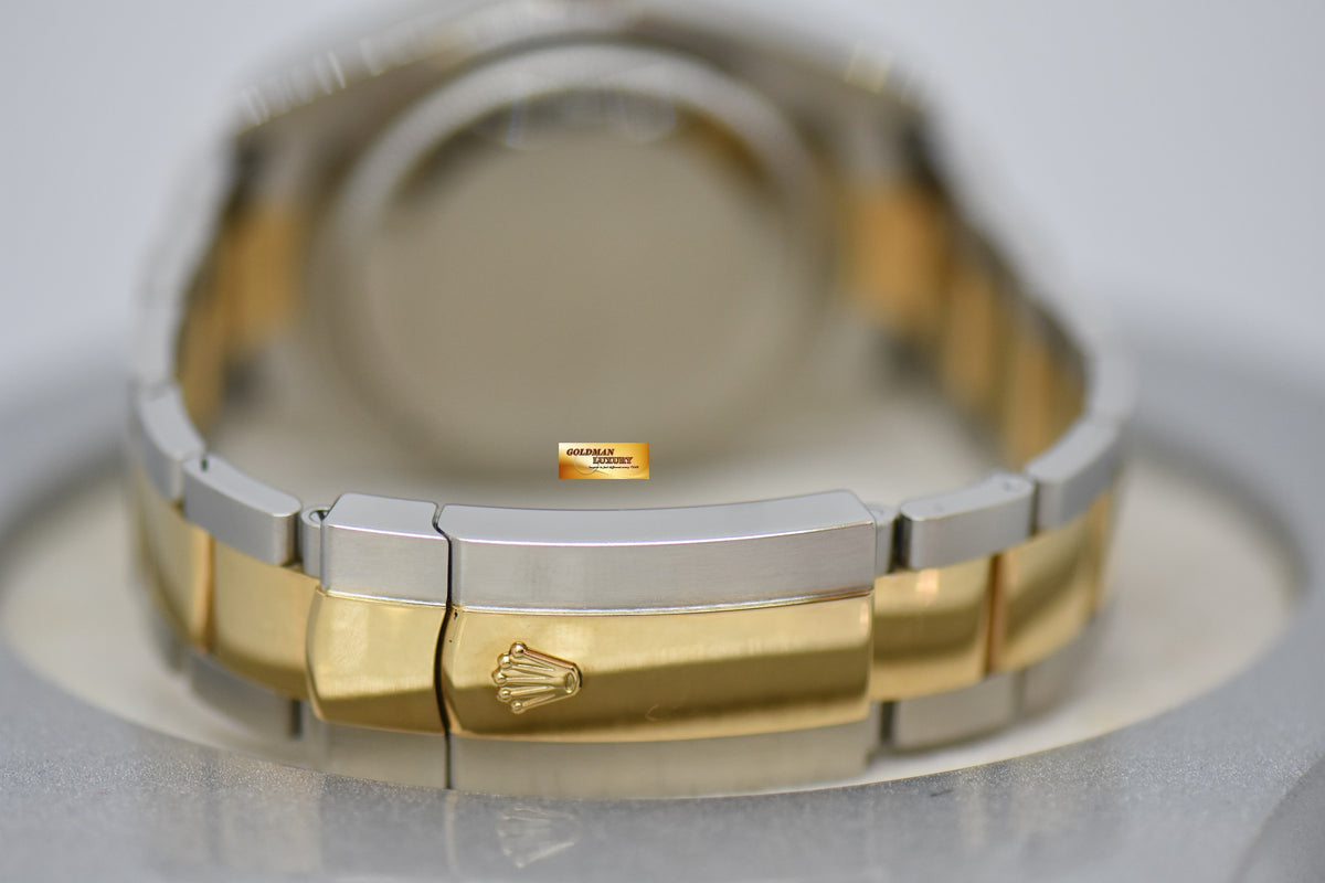 [SOLD] ROLEX OYSTER PERPETUAL SKY-DWELLER 42mm ANNUAL CALENDAR GMT GOLD / STEEL BLACK DIAL 326933 (MINT)