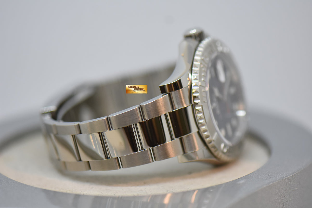 [SOLD] ROLEX OYSTER PERPETUAL YACHT-MASTER 40mm STEEL IN BRACELET BLUE DIAL & PLATINUM BEZEL 126622 (MINT)