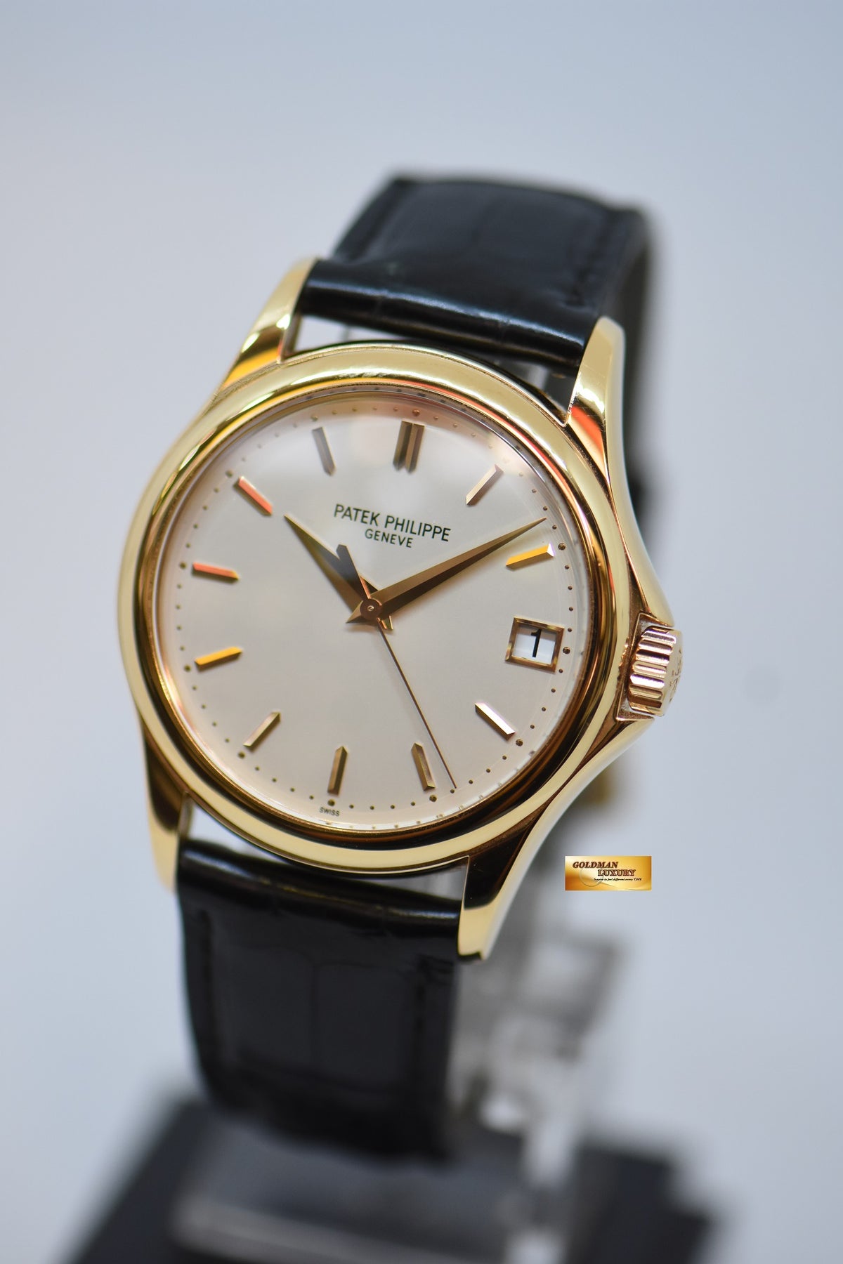 [SOLD] PATEK PHILIPPE CALATRAVA 38mm ROSE GOLD IN LEATHER STRAP AUTOMATIC 5127R (MINT)