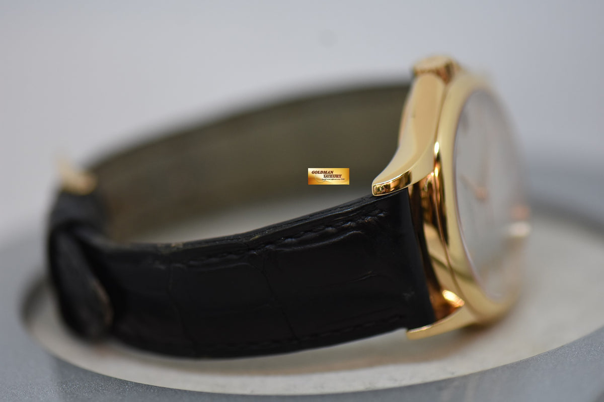 [SOLD] PATEK PHILIPPE CALATRAVA 38mm ROSE GOLD IN LEATHER STRAP AUTOMATIC 5127R (MINT)