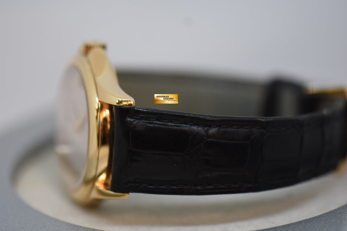 [SOLD] PATEK PHILIPPE CALATRAVA 38mm ROSE GOLD IN LEATHER STRAP AUTOMATIC 5127R (MINT)