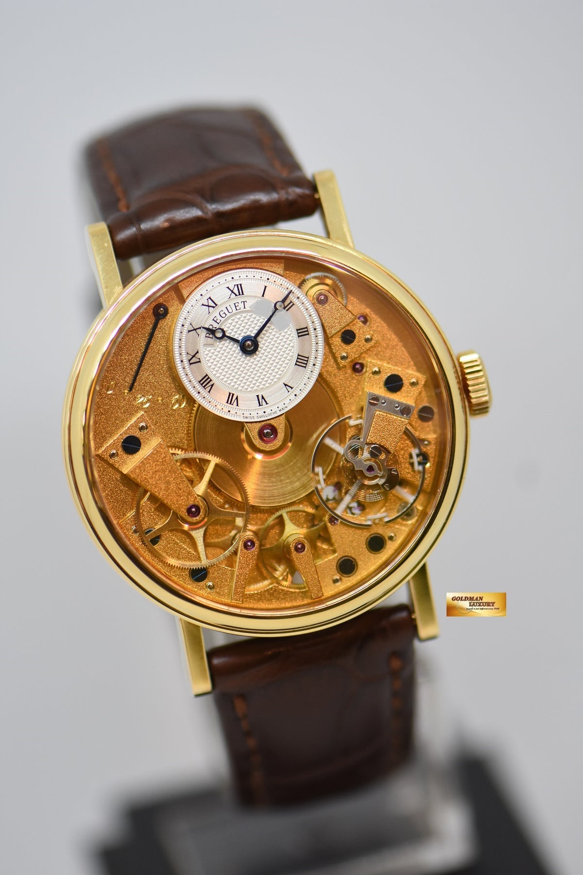 [SOLD] BREGUET LA TRADITION POWER RESERVE 37mm 18K YELLOW GOLD MANUAL WINDING 7027BA/11/9V6 (MINT)