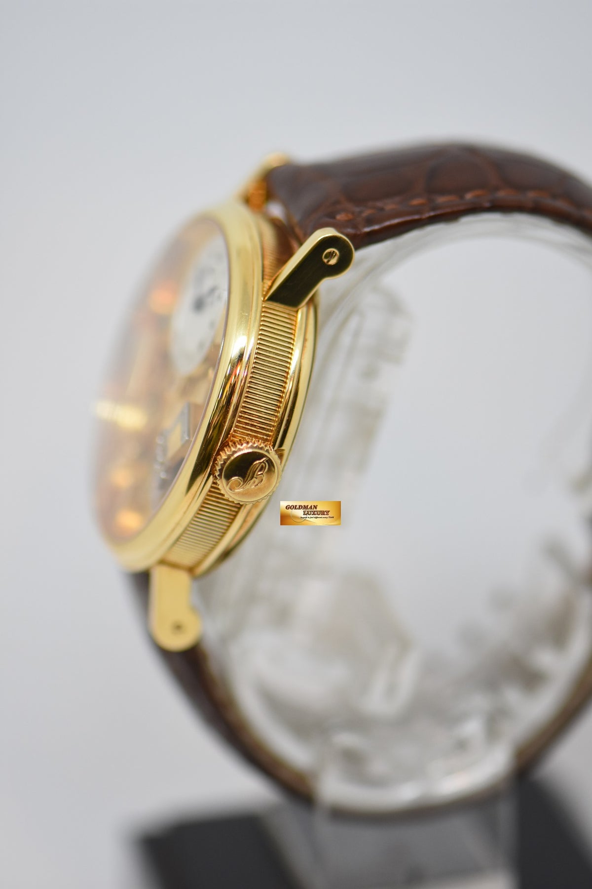 [SOLD] BREGUET LA TRADITION POWER RESERVE 37mm 18K YELLOW GOLD MANUAL WINDING 7027BA/11/9V6 (MINT)