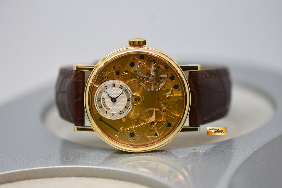 [SOLD] BREGUET LA TRADITION POWER RESERVE 37mm 18K YELLOW GOLD MANUAL WINDING 7027BA/11/9V6 (MINT)