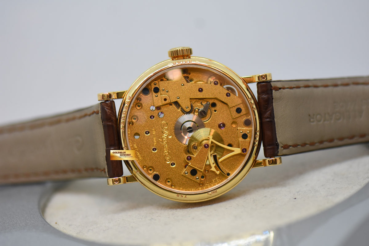 [SOLD] BREGUET LA TRADITION POWER RESERVE 37mm 18K YELLOW GOLD MANUAL WINDING 7027BA/11/9V6 (MINT)