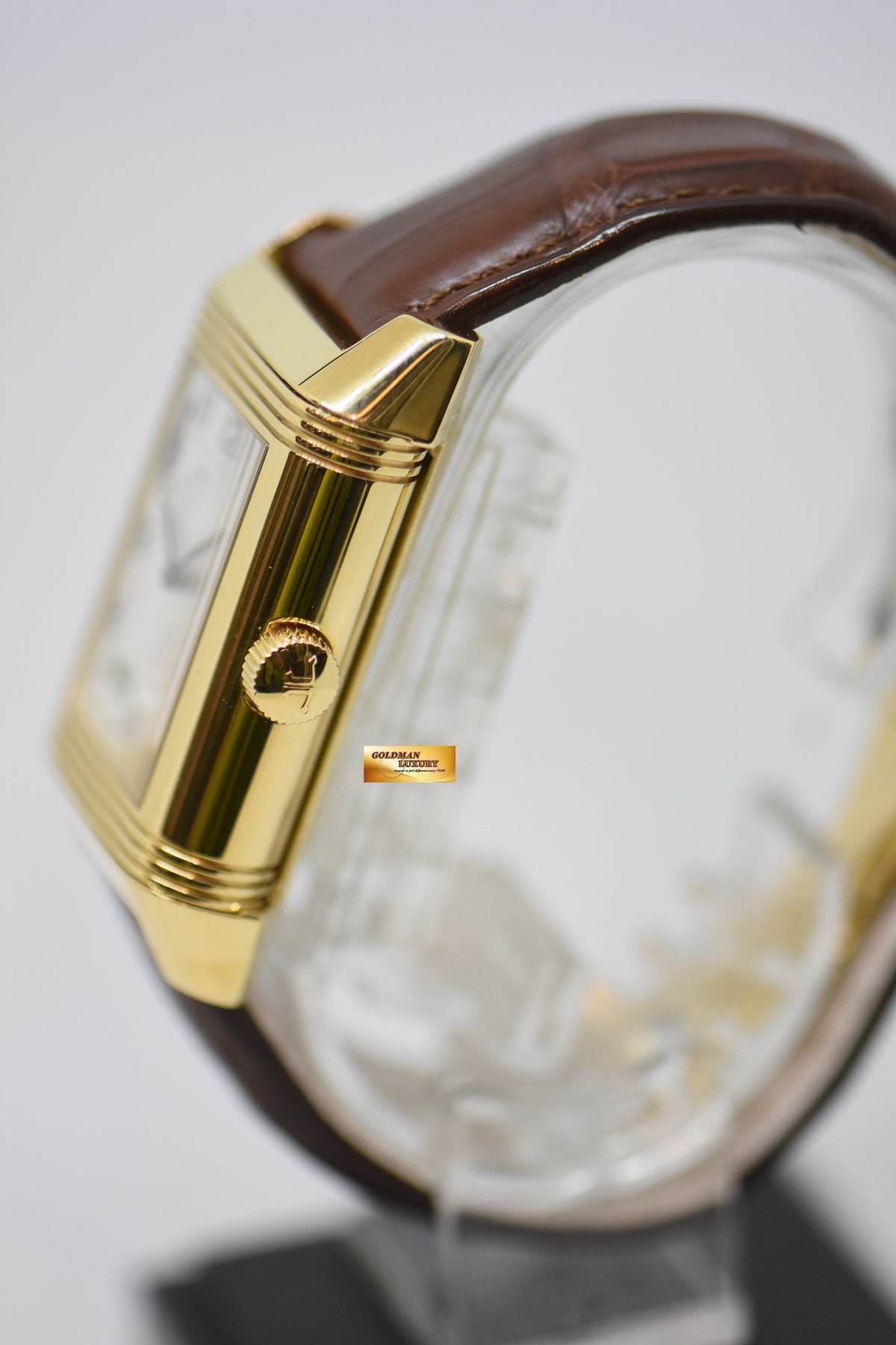 [SOLD] JLC REVERSO GRANDE DATE 8 DAYS POWER RESERVE 18K YELLOW GOLD MANUAL WINDING 240.1.15 (MINT)