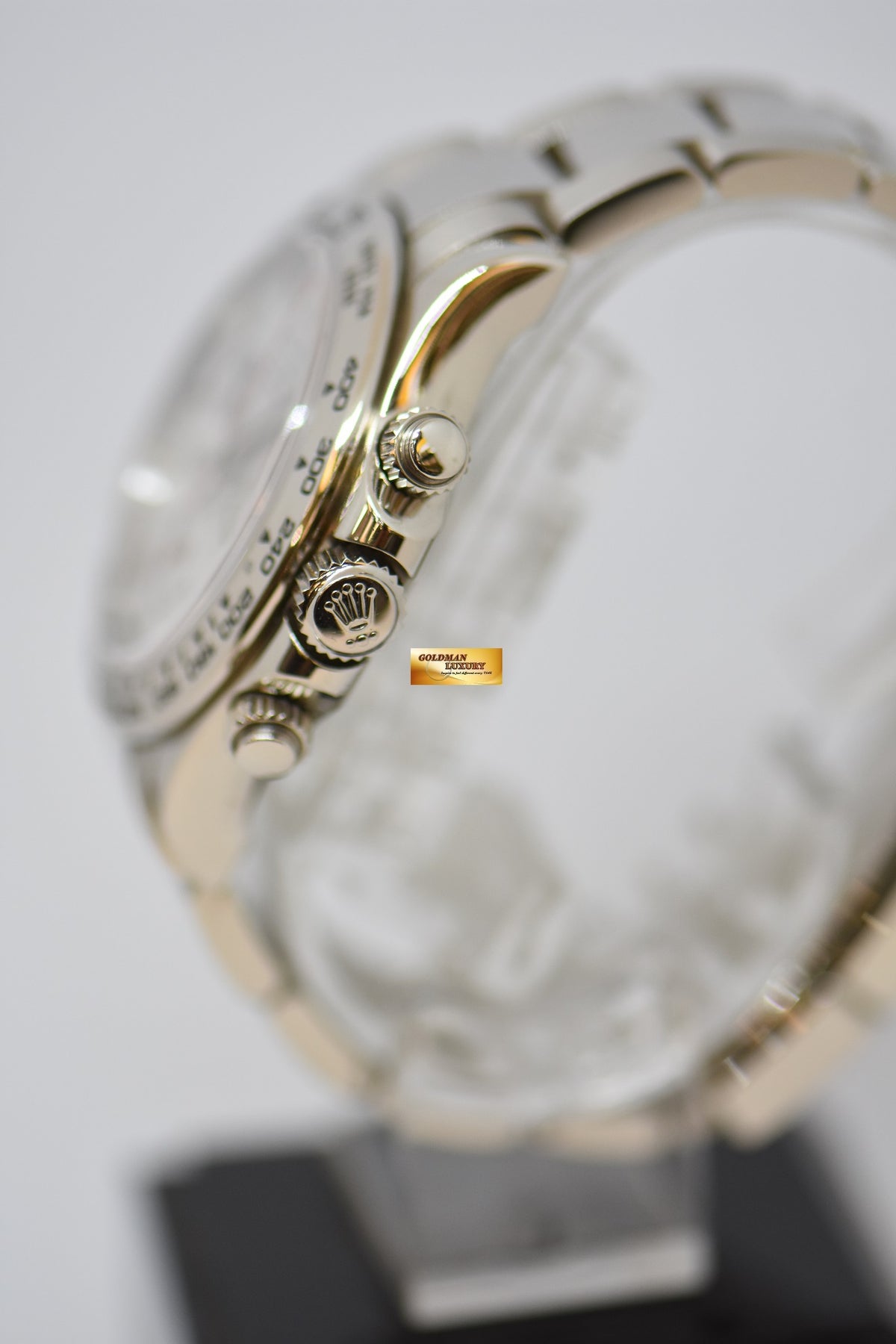 [RESERVED] ROLEX OYSTER PERPETUAL DAYTONA CHRONOGRAPH 40mm 18K WHITE GOLD IN BRACELET METEORITE DIAL 116509 (MINT)