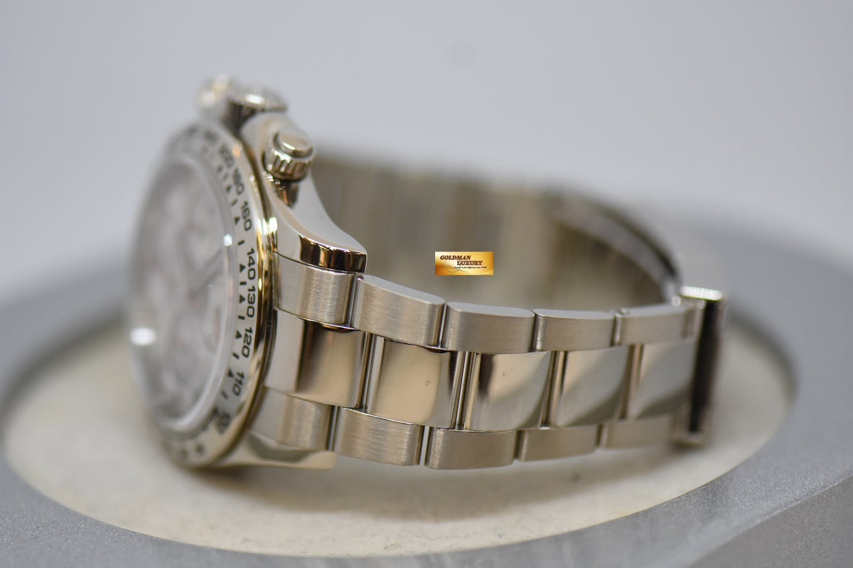 [RESERVED] ROLEX OYSTER PERPETUAL DAYTONA CHRONOGRAPH 40mm 18K WHITE GOLD IN BRACELET METEORITE DIAL 116509 (MINT)