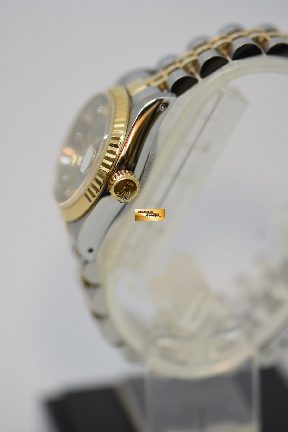 [SOLD] ROLEX OYSTER DATEJUST 26mm HALF-GOLD IN JUBILEE BRACELET COMPUTER DIAMOND DIAL 69173 (NEAR MINT)