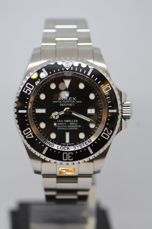 [SOLD] ROLEX OYSTER PERPETUAL DEEPSEA 44mm MARK II BLACK CERAMIC BEZEL 116660 (MINT)