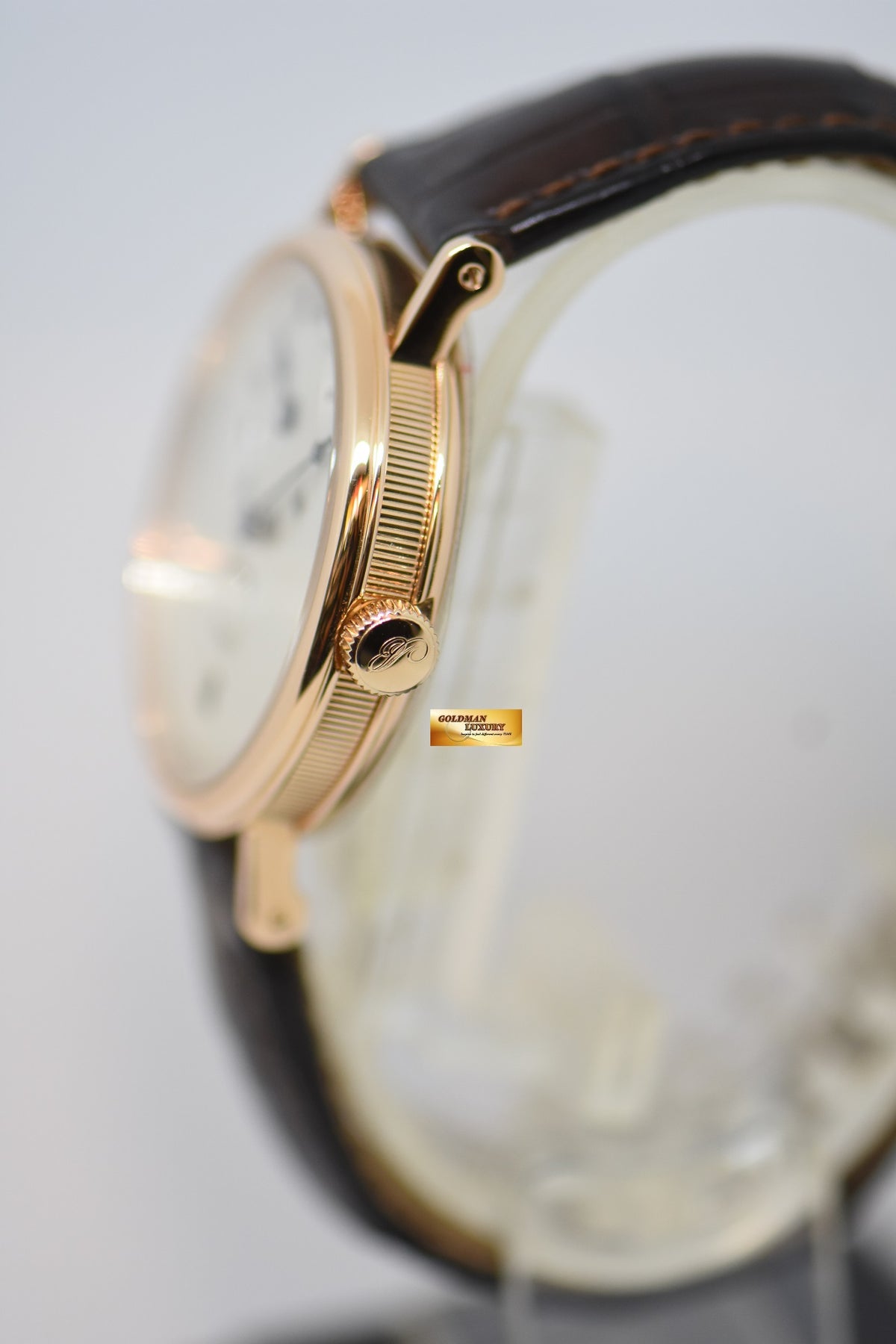 [SOLD] BREGUET CLASSIQUE REGULATOR 36mm ROSE GOLD IN LEATHER STRAP AUTOMATIC 5187BR/15/986 (MINT)