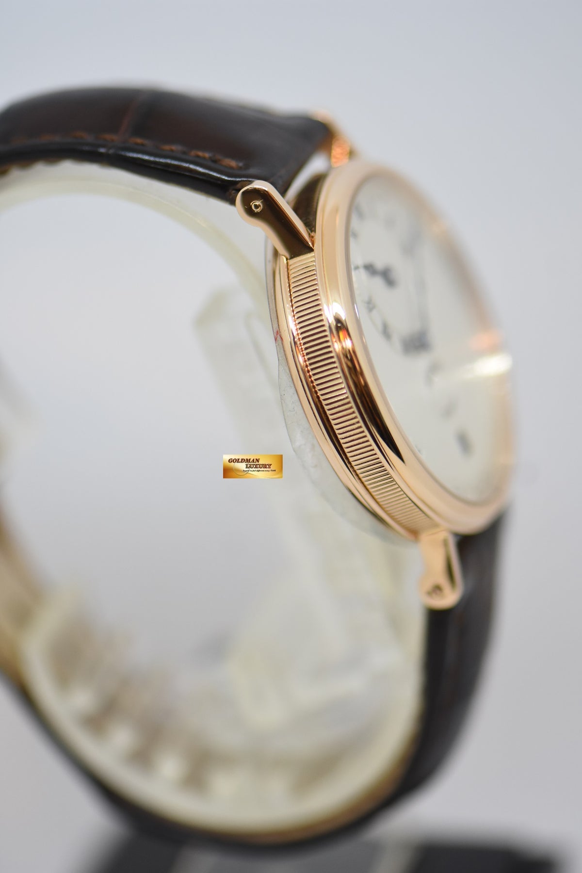 [SOLD] BREGUET CLASSIQUE REGULATOR 36mm ROSE GOLD IN LEATHER STRAP AUTOMATIC 5187BR/15/986 (MINT)