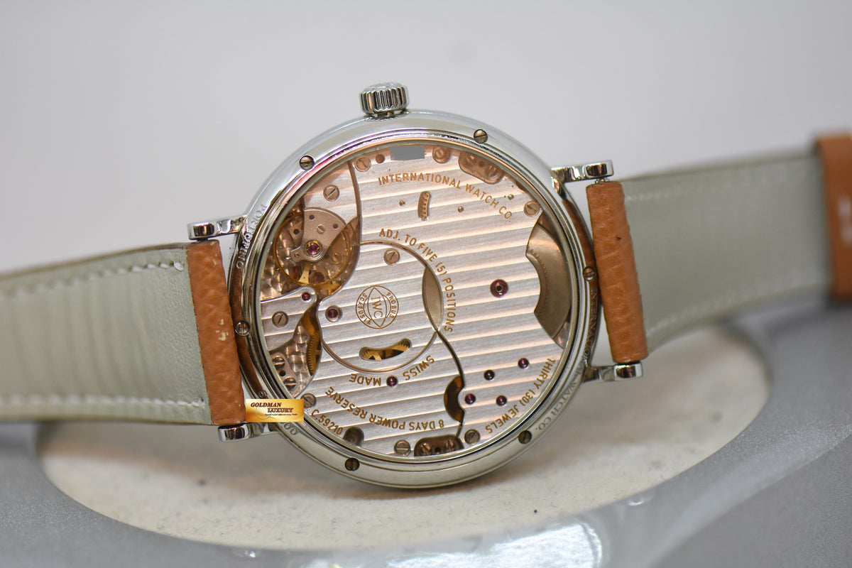 [SOLD] IWC PORTOFINO 43mm 8 DAYS POWER RESERVE MANUAL WINDING BLUE DIAL IW5101-06 (NEAR MINT)