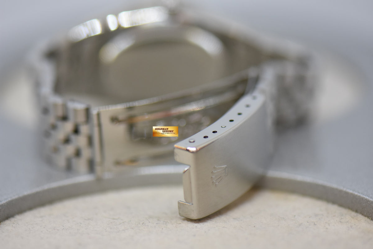 [SOLD] ROLEX OYSTER DATEJUST 36mm STEEL IN JUBILEE BRACELET SILVER LINEN DIAL 16014 (QUICKSET-DIAL) (MINT)