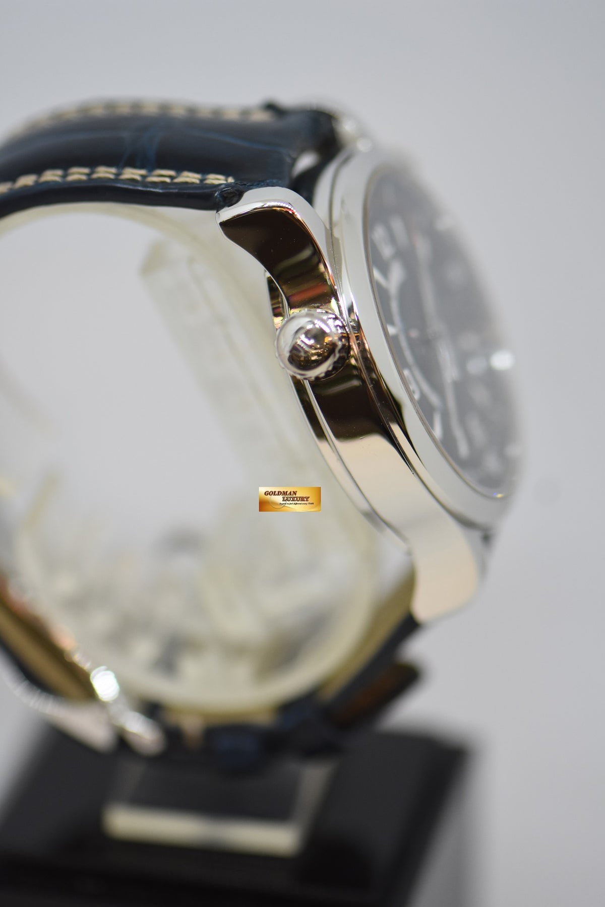 [SOLD] JAEGER-LeCOULTRE MASTER COMPRESSOR MEMOVOX ALARM 42mm IN PLATINUM ON LEATHER STRAP BLUE DIAL AUTOMATIC – LIMITED OF 250pcs (MINT)