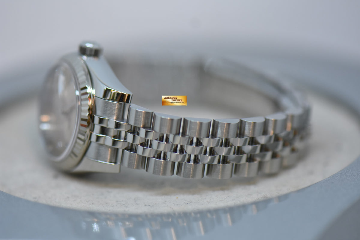 [SOLD] ROLEX OYSTER DATEJUST 26mm STEEL IN JUBILEE BRACELET PINK DIAMOND DIAL 179174 (MINT)