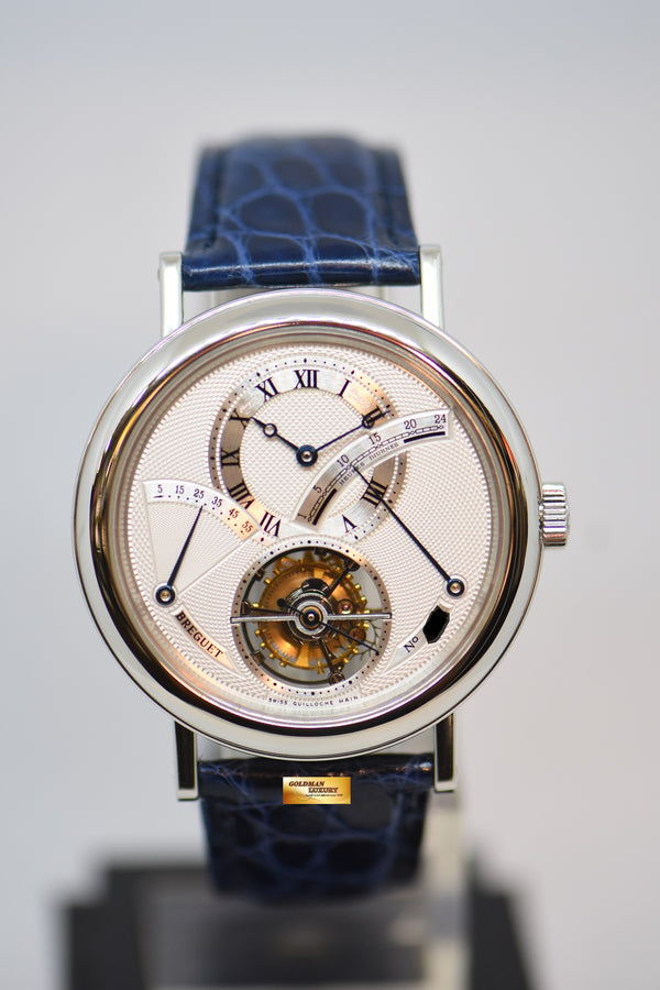 [SOLD] BREGUET CLASSIQUE GRAND COMPLICATION 39mm TOURBILLON PLATINUM ON LEATHER STRAP 3657PT MANUAL WINDING (MINT)
