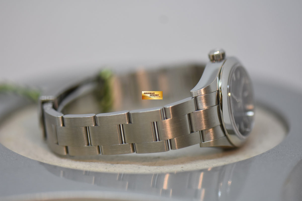 [SOLD] ROLEX OYSTER PERPETUAL 28mm STEEL IN OYSTER BRACELET BLACK DIAL 276200 (NEW-UNWORN)