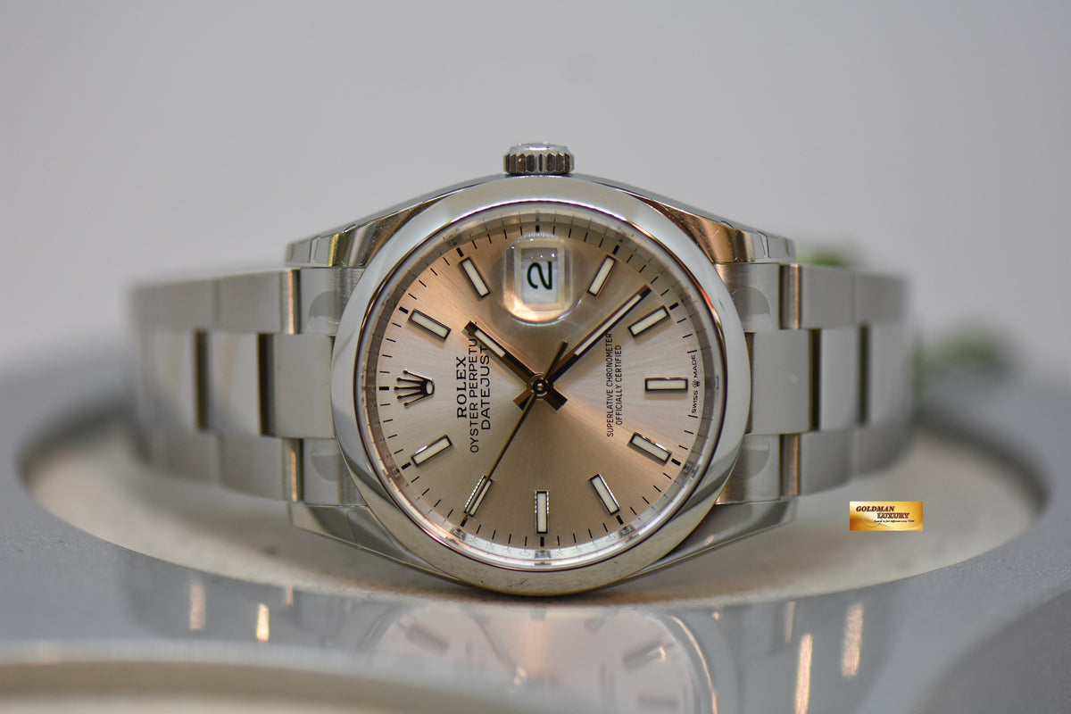 [SOLD] ROLEX OYSTER PERPETUAL DATEJUST 36mm STEEL IN OYSTER BRACELET SILVER DIAL 126200 (NEW-UNWORN)
