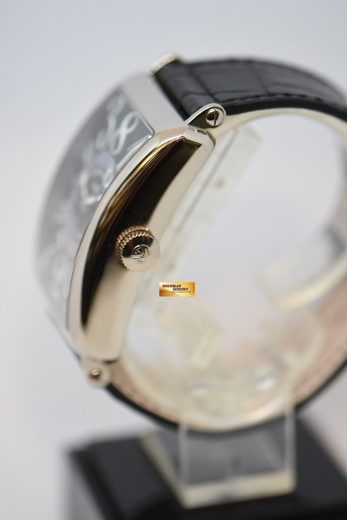 [SOLD] FRANCK MULLER LONG ISLAND TOTALLY CRAZY HOURS & DATE 18K WHITE GOLD AUTOMATIC 1250 TT CH (MINT)