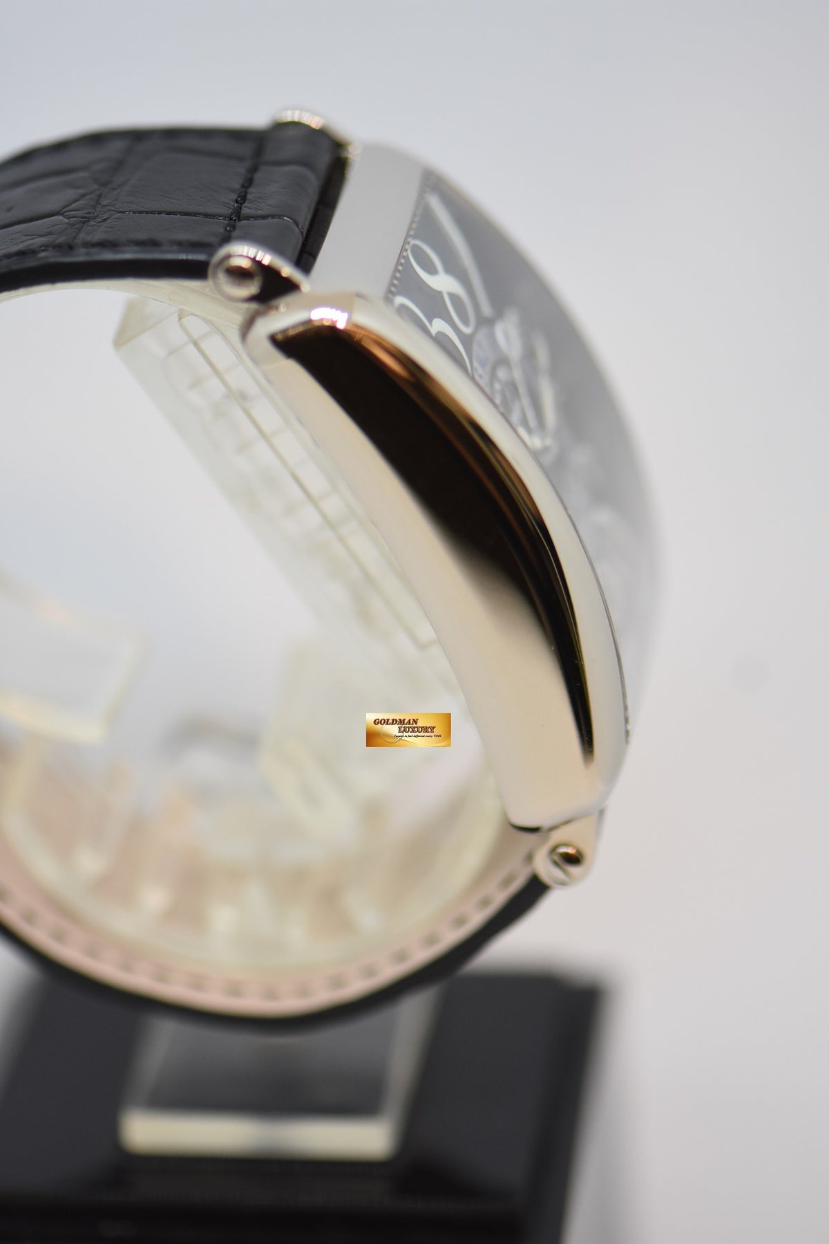 [SOLD] FRANCK MULLER LONG ISLAND TOTALLY CRAZY HOURS & DATE 18K WHITE GOLD AUTOMATIC 1250 TT CH (MINT)