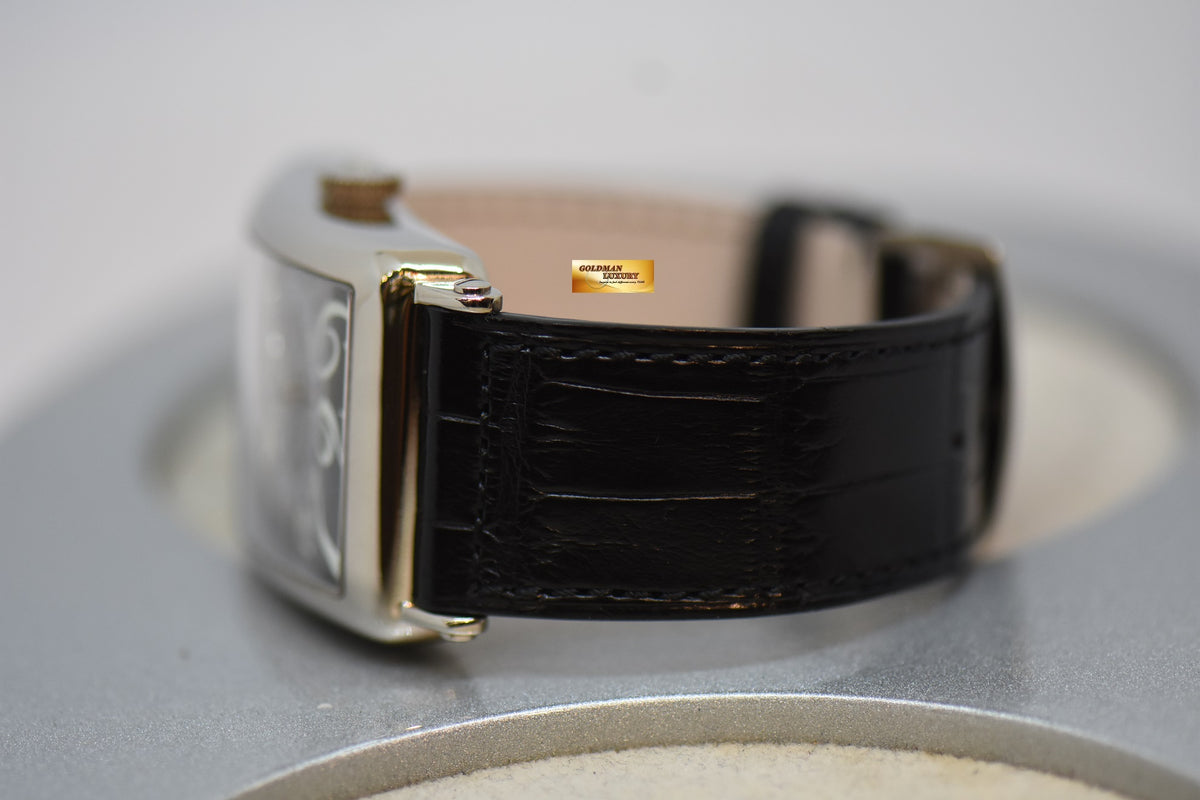 [SOLD] FRANCK MULLER LONG ISLAND TOTALLY CRAZY HOURS & DATE 18K WHITE GOLD AUTOMATIC 1250 TT CH (MINT)