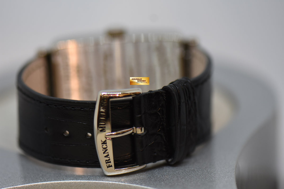 [SOLD] FRANCK MULLER LONG ISLAND TOTALLY CRAZY HOURS & DATE 18K WHITE GOLD AUTOMATIC 1250 TT CH (MINT)