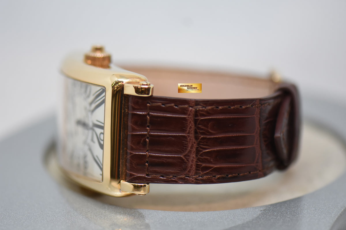 [SOLD] FRANCK MULLER LONG ISLAND SECRET HOURS 18K ROSE GOLD AUTOMATIC 1300 SE H I (MINT)