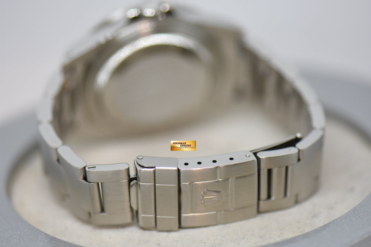 [SOLD] ROLEX OYSTER PERPETUAL GMT-MASTER II 40mm “COKE BEZEL” RED/BLACK BEZEL OYSTER STEEL BRACELET 16710 (PINHOLE CASE) (LNIB)