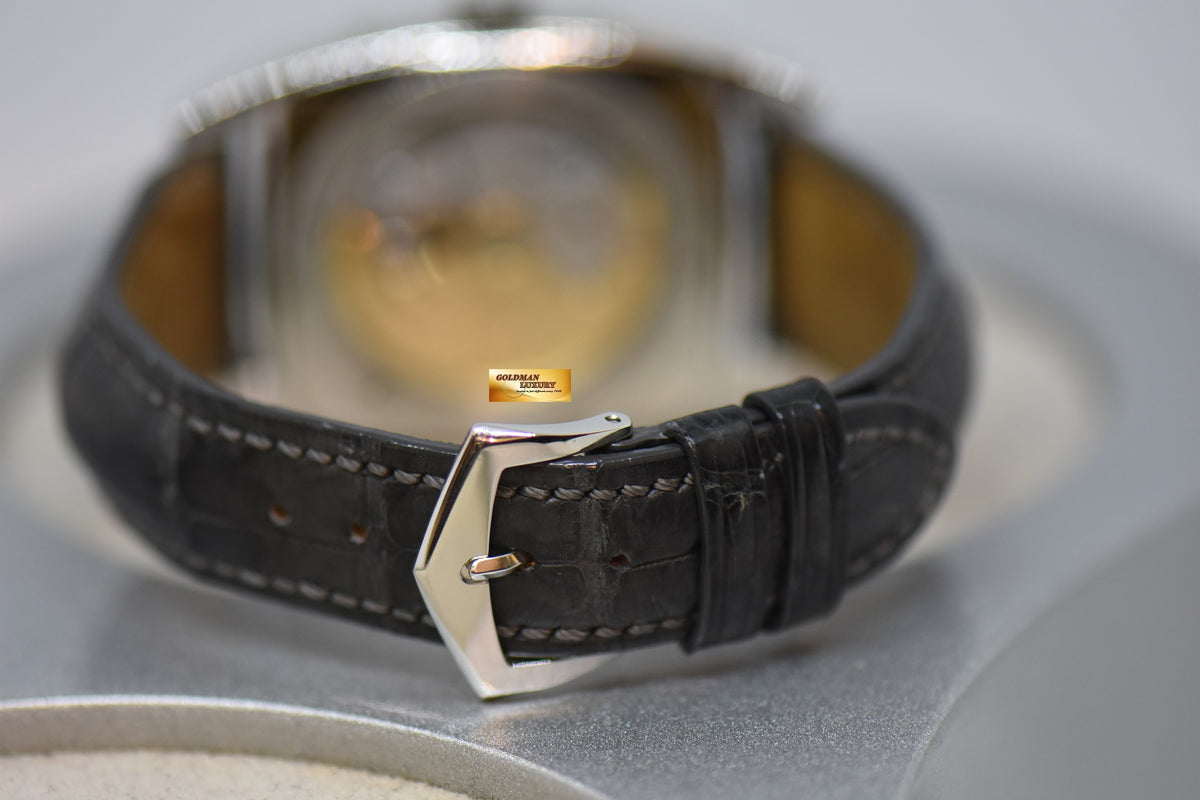 [SOLD] PATEK PHILIPPE ANNUAL CALENDAR with MOONPHASE GONDOLO TONNEAU PLATINUM IN LEATHER STRAP MEN’S AUTOMATIC 5135P (MINT)