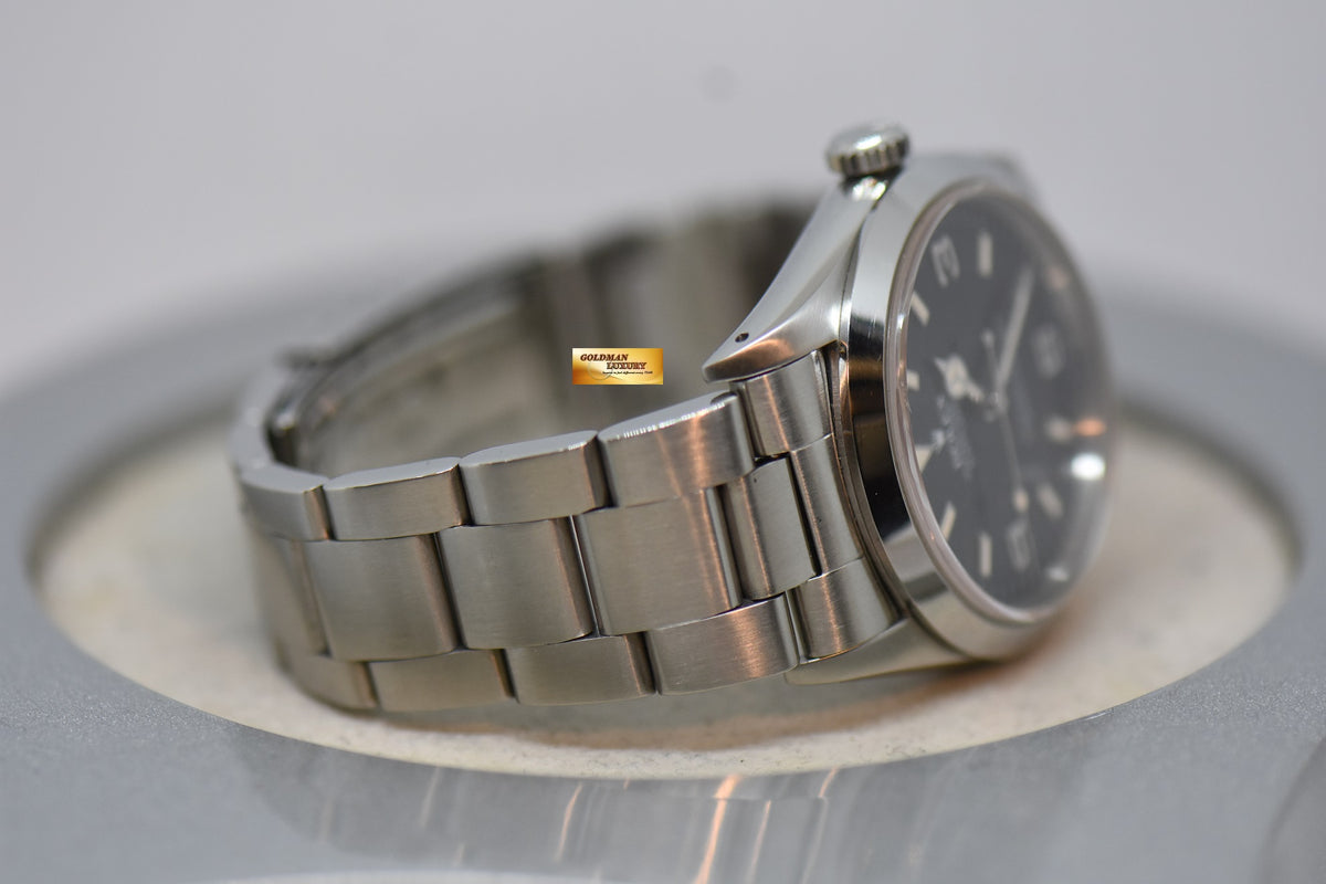 [SOLD] ROLEX OYSTER PERPETUAL EXPLORER 36mm TRITIUM DIAL STEEL IN BRACELET AUTOMATIC 14270 (MINT)