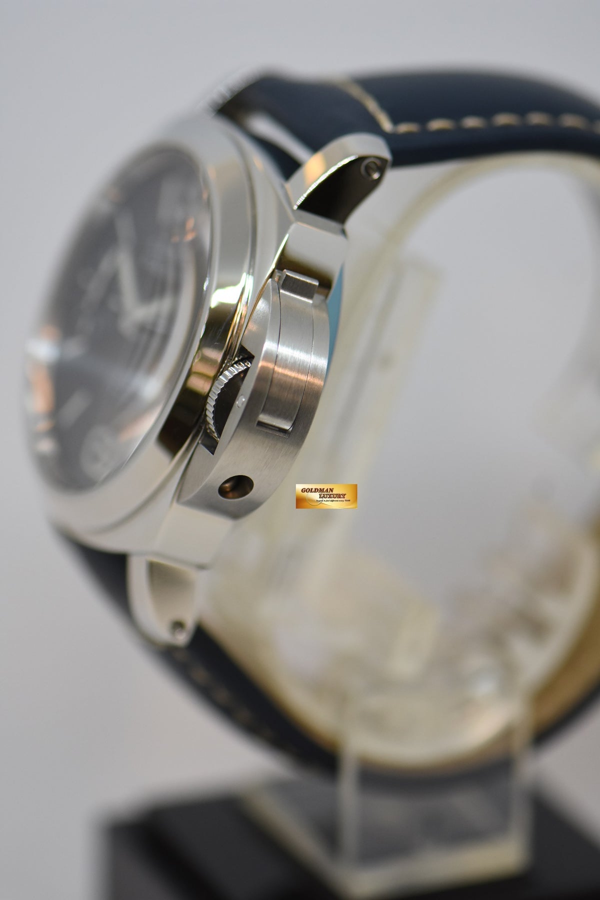 [SOLD] PANERAI LUMINOR BLU MARE 44mm STEEL IN LEATHER STRAP MANUAL WINDING PAM 1085 (NEW-UNWORN)