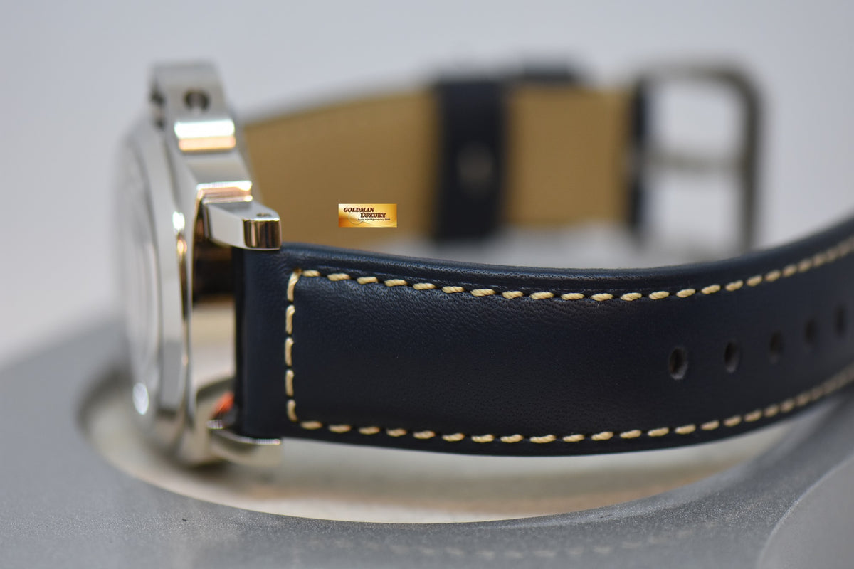 [SOLD] PANERAI LUMINOR BLU MARE 44mm STEEL IN LEATHER STRAP MANUAL WINDING PAM 1085 (NEW-UNWORN)