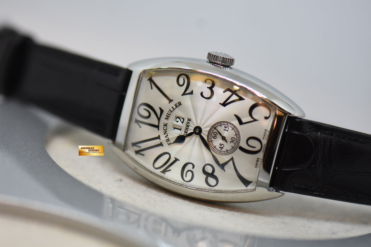 [SOLD] FRANCK MULLER CINTREE CURVEX STEEL BIG DATE SUB-SEC DIAL AUTOMATIC 6850 S6 GG (MINT)