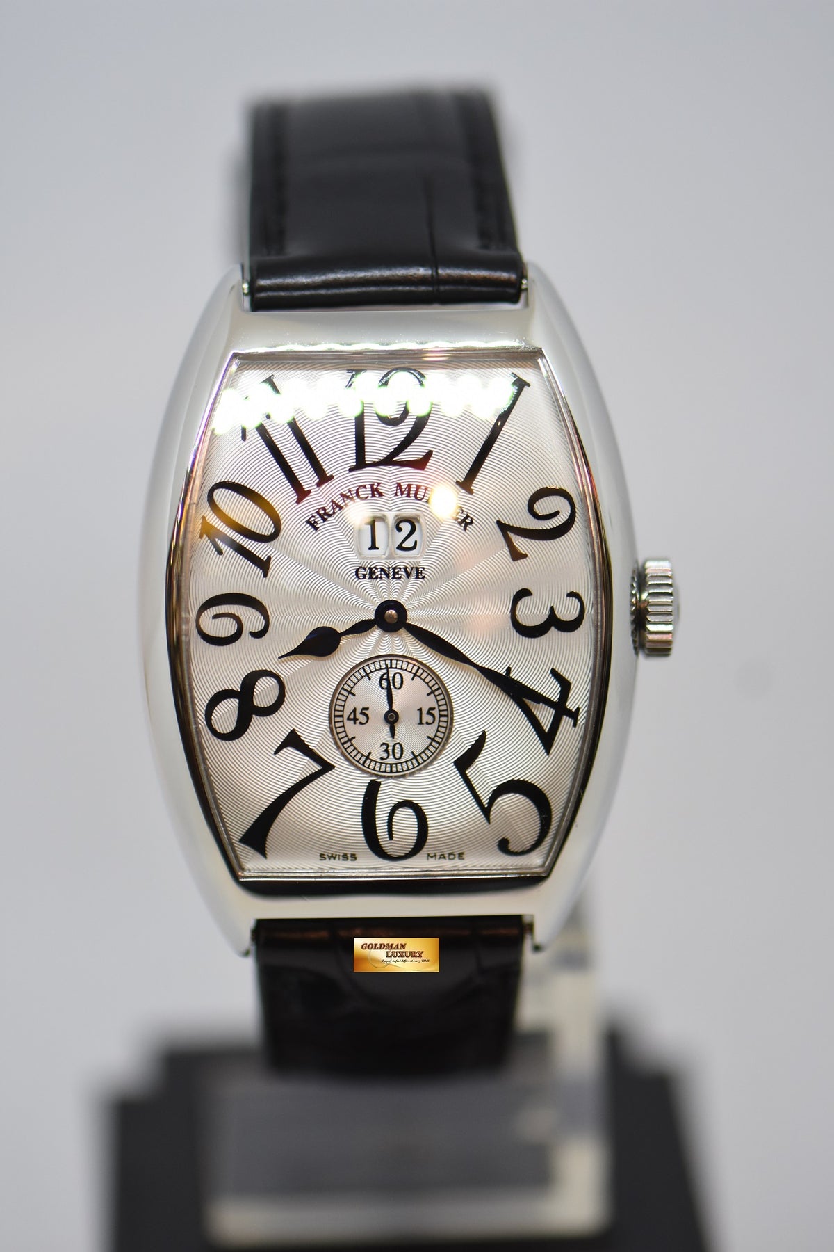 [SOLD] FRANCK MULLER CINTREE CURVEX STEEL BIG DATE SUB-SEC DIAL AUTOMATIC 6850 S6 GG (MINT)