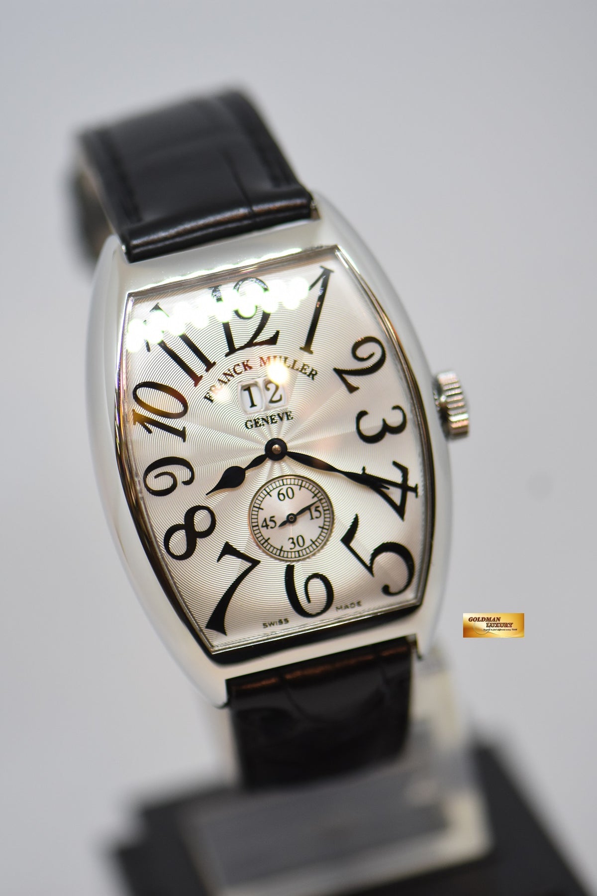[SOLD] FRANCK MULLER CINTREE CURVEX STEEL BIG DATE SUB-SEC DIAL AUTOMATIC 6850 S6 GG (MINT)