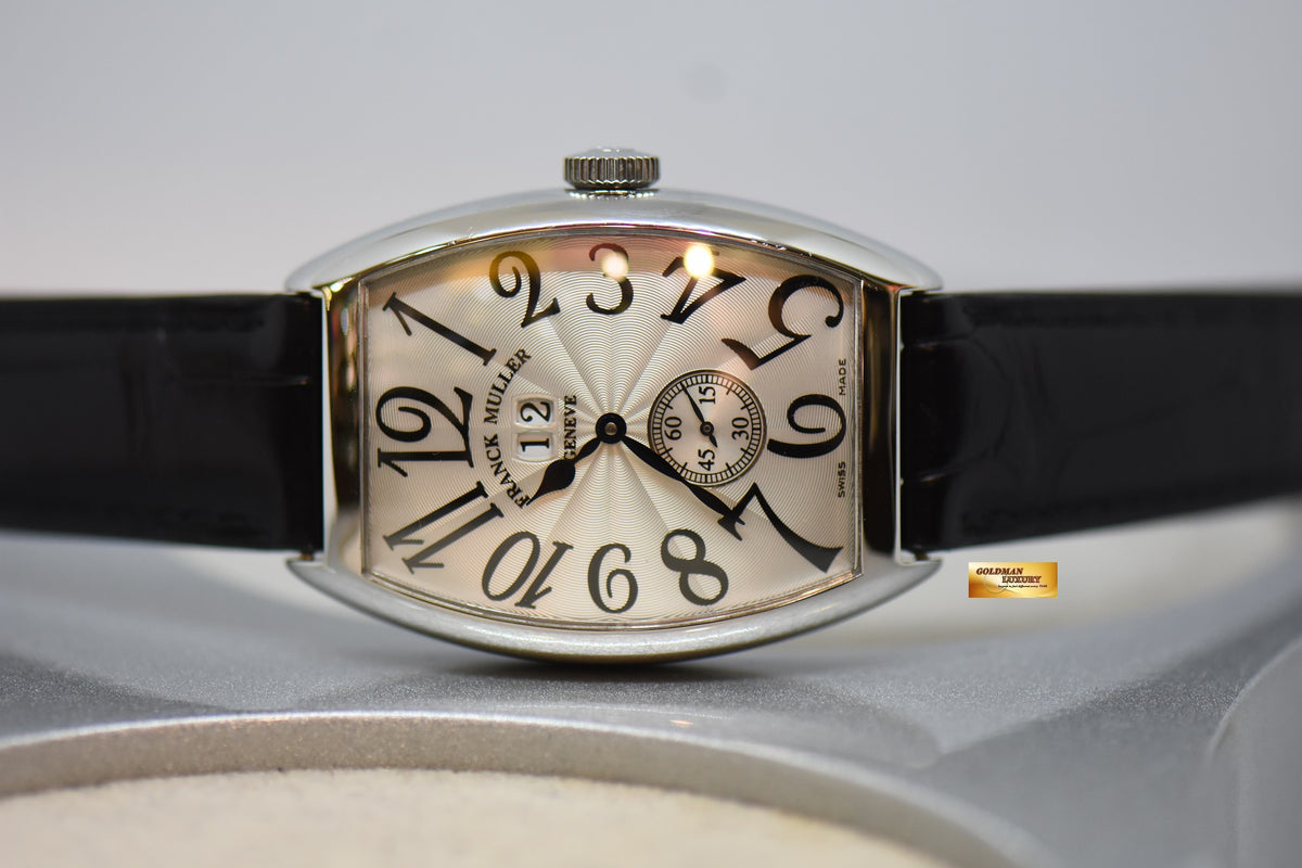 [SOLD] FRANCK MULLER CINTREE CURVEX STEEL BIG DATE SUB-SEC DIAL AUTOMATIC 6850 S6 GG (MINT)