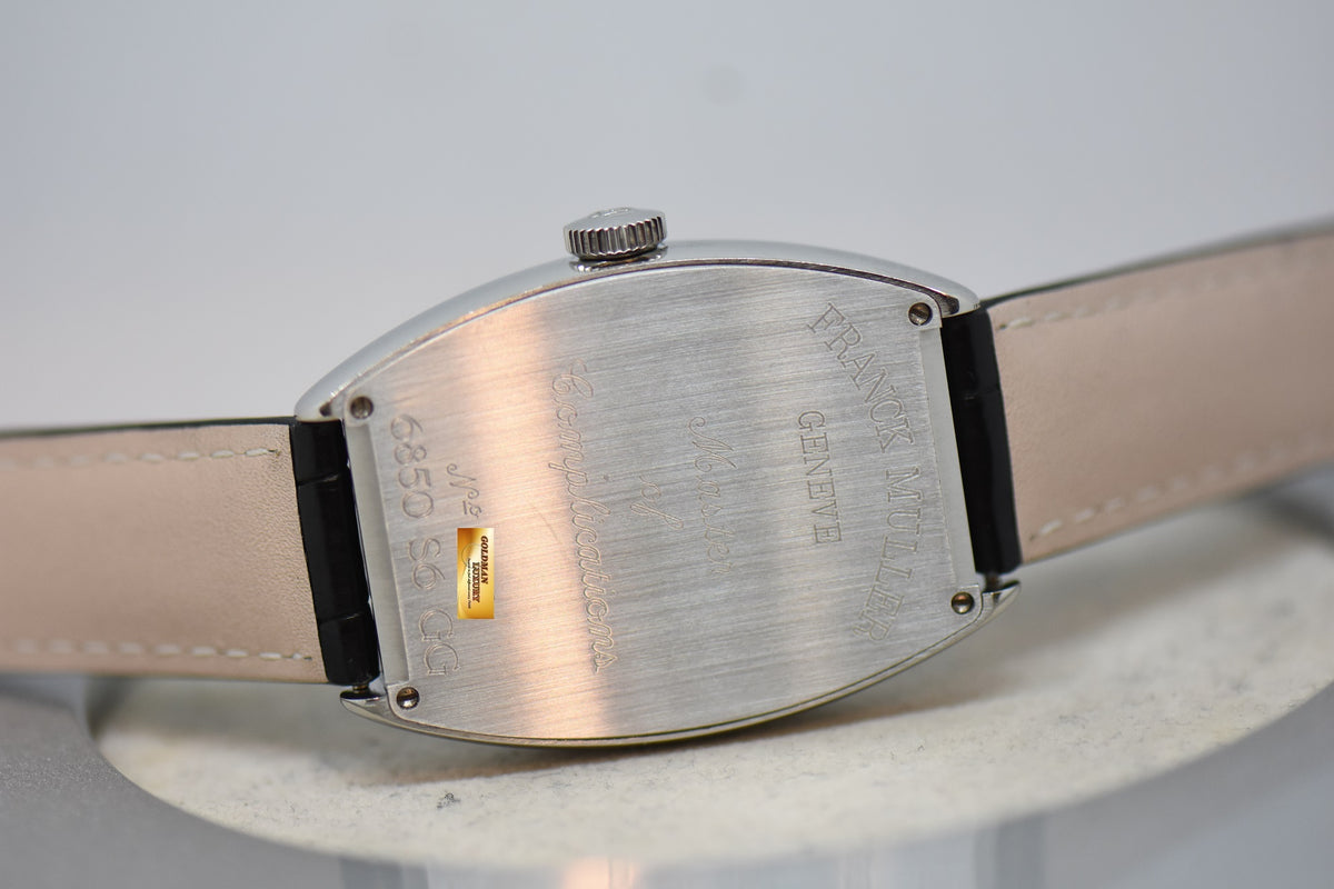 [SOLD] FRANCK MULLER CINTREE CURVEX STEEL BIG DATE SUB-SEC DIAL AUTOMATIC 6850 S6 GG (MINT)
