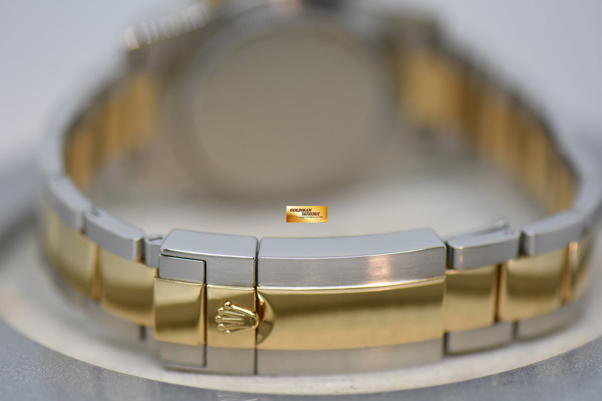 [SOLD] ROLEX OYSTER PERPETUAL DAYTONA GOLD / STEEL IN BRACELET DIAMOND DIAL BLACK 116503 (LNIB)