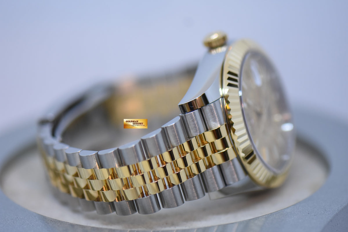 [SOLD] ROLEX OYSTER PERPETUAL SKY-DWELLER 42mm ANNUAL CALENDAR GMT GOLD / STEEL JUBILEE BRACELET GOLD DIAL 326933 (NEW-UNWORN)