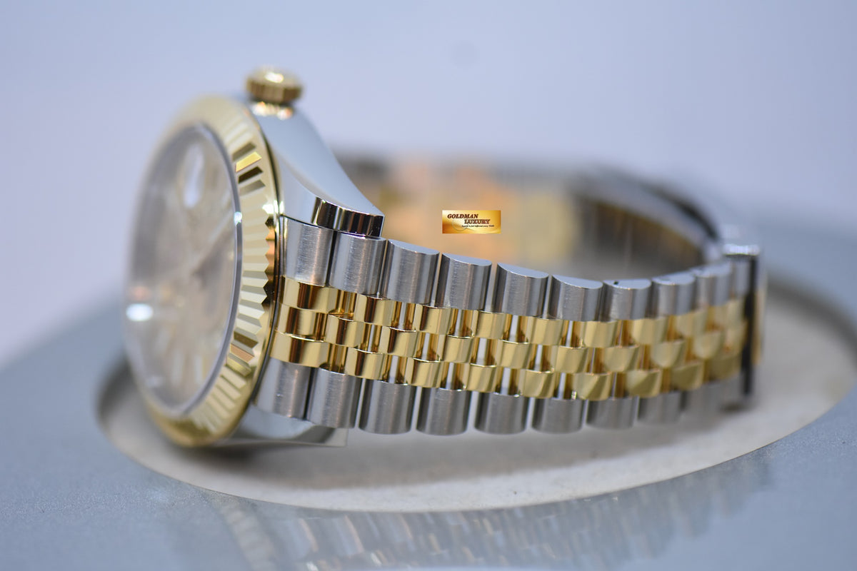 [SOLD] ROLEX OYSTER PERPETUAL SKY-DWELLER 42mm ANNUAL CALENDAR GMT GOLD / STEEL JUBILEE BRACELET GOLD DIAL 326933 (NEW-UNWORN)