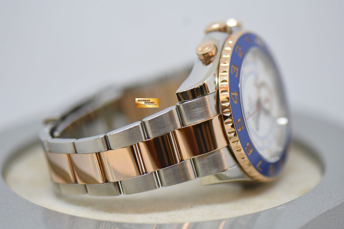 [SOLD] ROLEX OYSTER PERPETUAL YACHT-MASTER II 44mm REGATTA CHRONOGRAPH HALF-EVEROSE GOLD IN BRACELET 116681 (MINT)