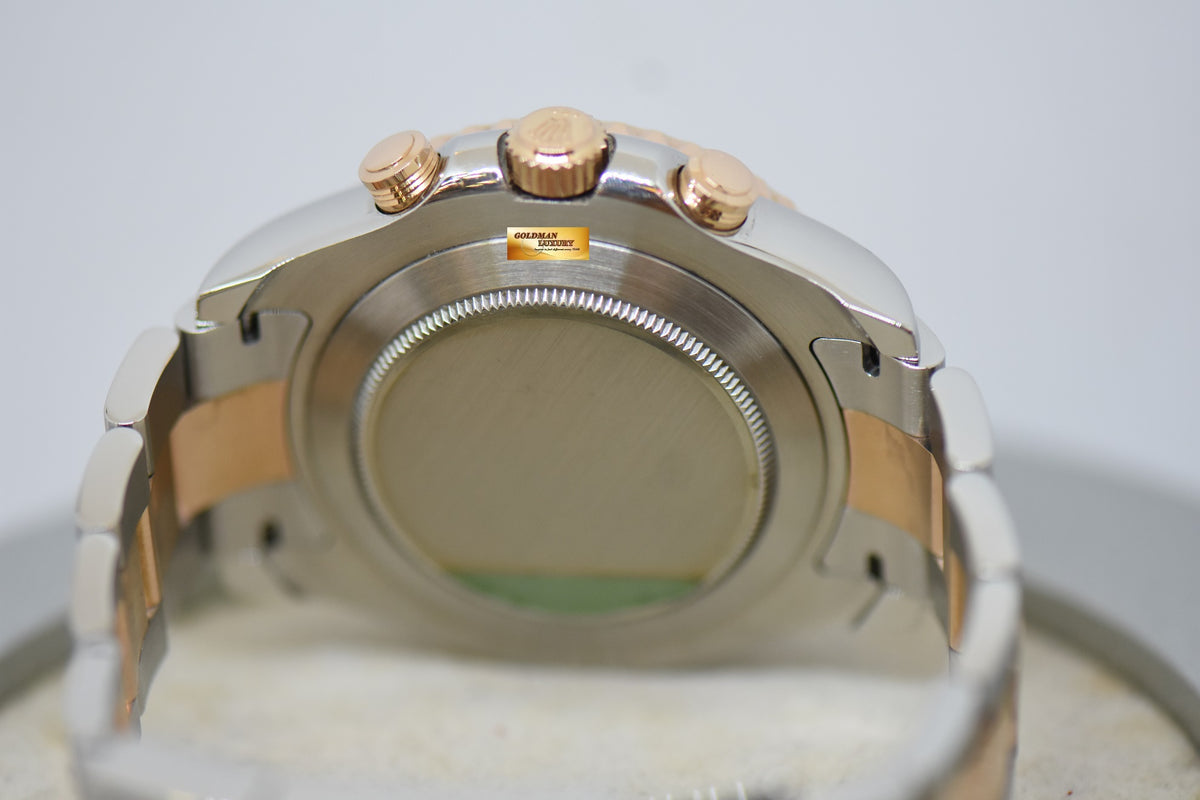 [SOLD] ROLEX OYSTER PERPETUAL YACHT-MASTER II 44mm REGATTA CHRONOGRAPH HALF-EVEROSE GOLD IN BRACELET 116681 (MINT)