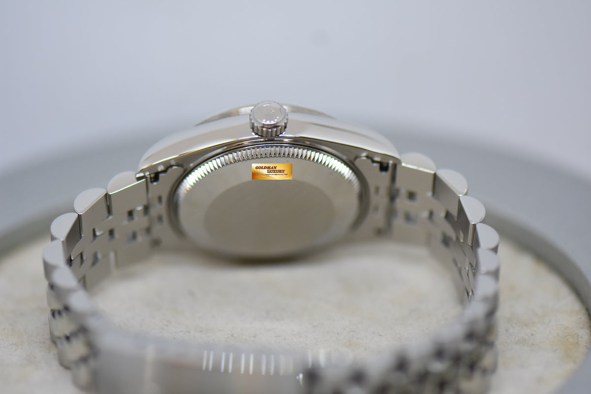 [SOLD] ROLEX OYSTER DATEJUST 31mm STEEL IN JUBILEE BRACELET WHITE ROMAN DIAL 68274 (MINT)