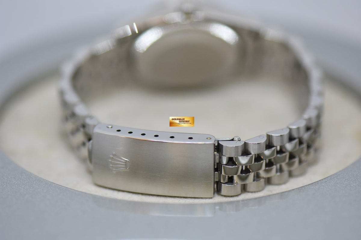 [SOLD] ROLEX OYSTER DATEJUST 31mm STEEL IN JUBILEE BRACELET WHITE ROMAN DIAL 68274 (MINT)