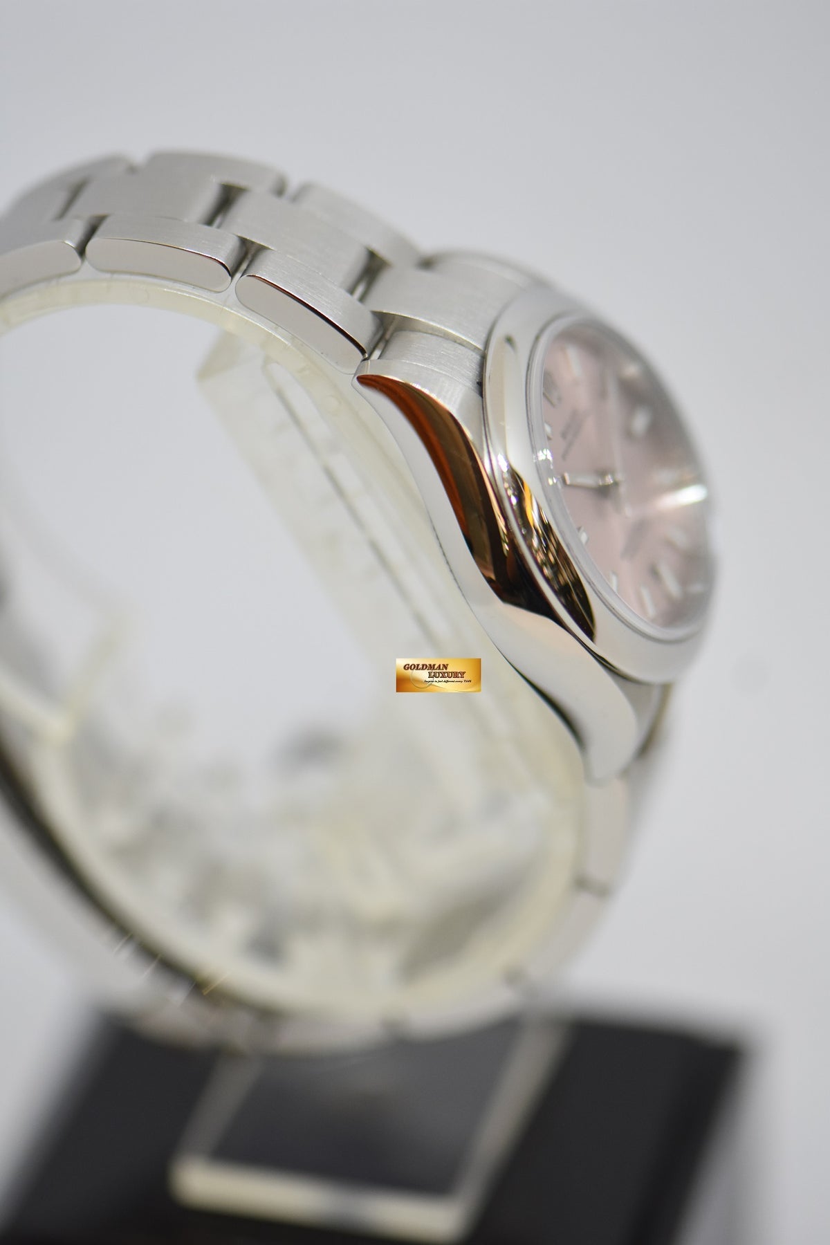 [SOLD] ROLEX OYSTER PERPETUAL 28mm STEEL IN OYSTER BRACELET PINK DIAL 276200 (NEW-UNWORN)