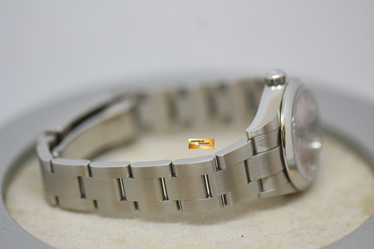 [SOLD] ROLEX OYSTER PERPETUAL 28mm STEEL IN OYSTER BRACELET PINK DIAL 276200 (NEW-UNWORN)