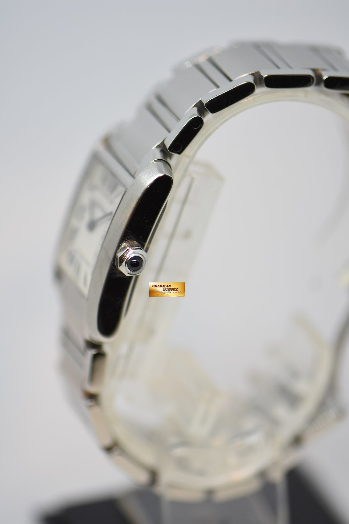 [SOLD] CARTIER TANK FRANCAISE STEEL LADIES MIDSIZE QUARTZ 2465 (MINT) (WATCH ONLY)